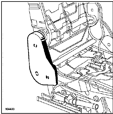 Armature de siège avant