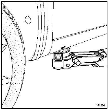  Positionnement des bras de levage