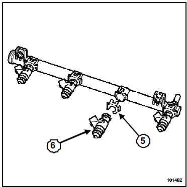 Rampe d'injection - Injecteurs