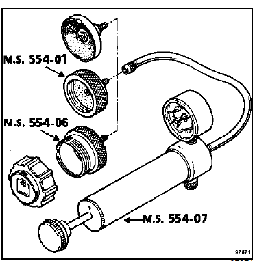 Contrôle de l'étanchéité du circuit