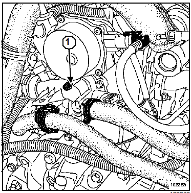 Vidange - remplissage du circuit de refroidissement