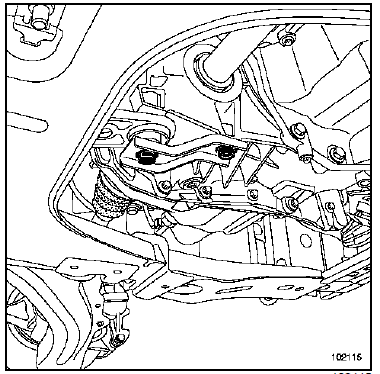 Boîte de vitesses mécanique : Dépose - Repose