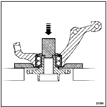 Roulement de porte-moyeu