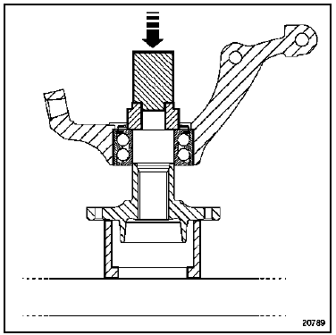 Roulement de porte-moyeu